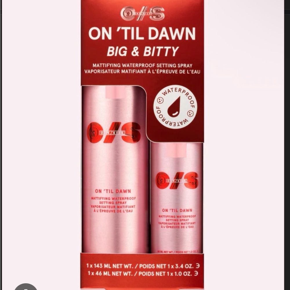 One Size On 'Til Dawn Setting Spray Duo